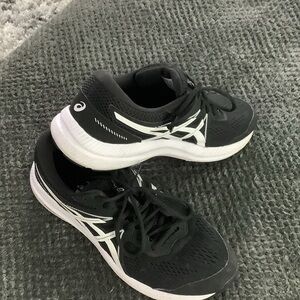 ASICS Black and White Running Sneakers